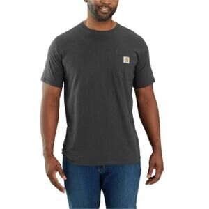 Carhartt Force Men's Gray Cotton Relaxed Fit Pocket Short-Sleeve T-Shirt Sz 3XL